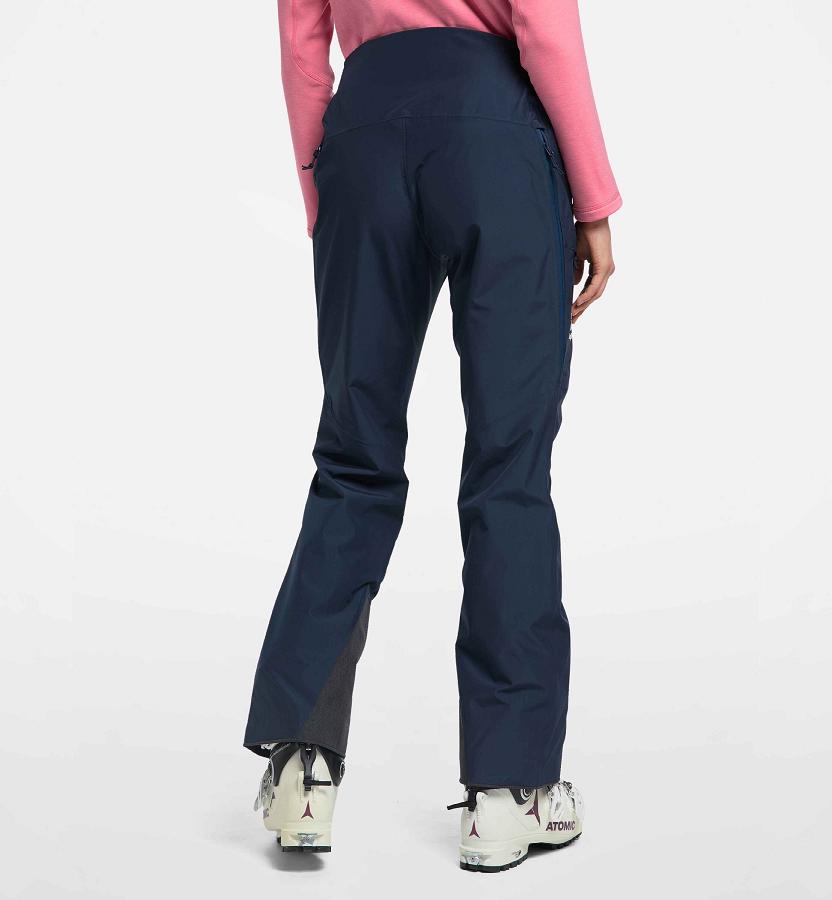 Haglöfs Womens Lumi Form Ski Pants Dark Blue New Zealand 21546NOZU